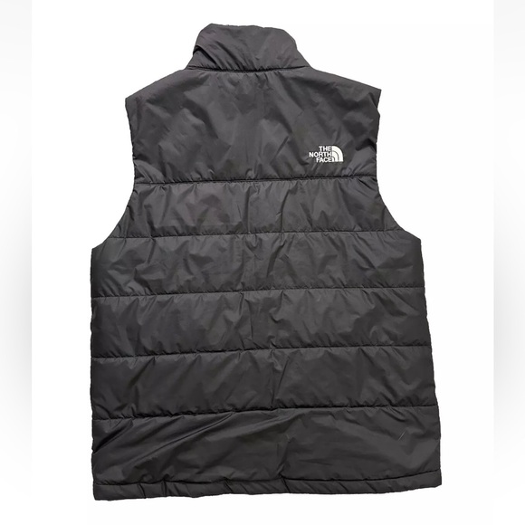 The North Face Men’s Black Insulated Puffer Vest Size Medium Zip Up Puffer Best - Picture 4 of 10